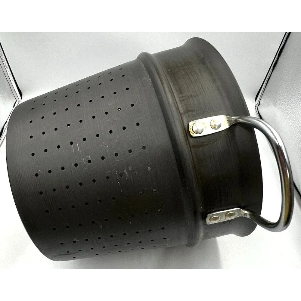 Vintage Hard Anodized Aluminum 8 QT Pasta Steamer Insert Replacement 10.25x9